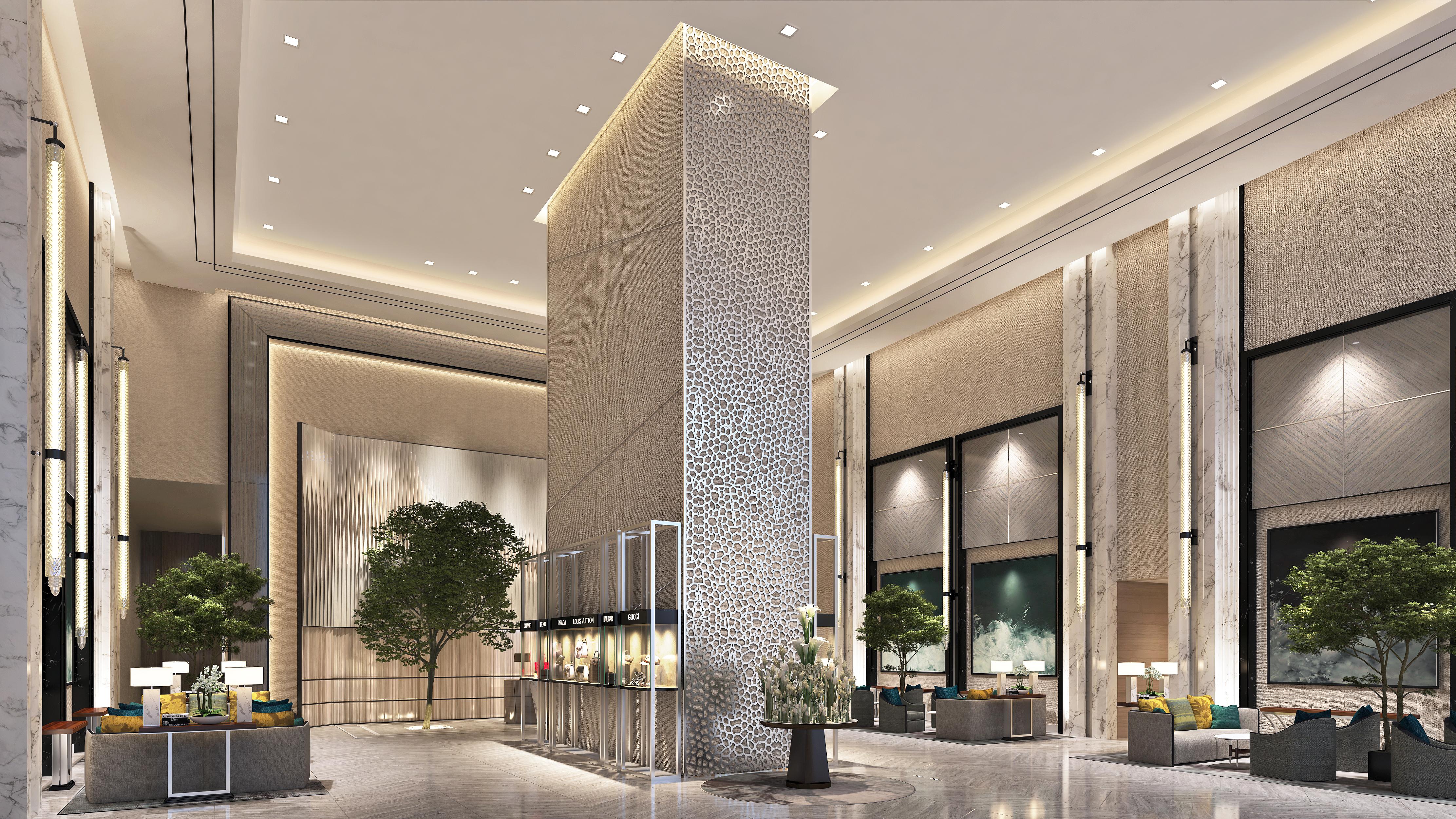 Address Dubai Mall Bagian luar foto The lobby of the hotel