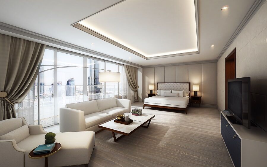 Address Dubai Mall Bagian luar foto A bedroom