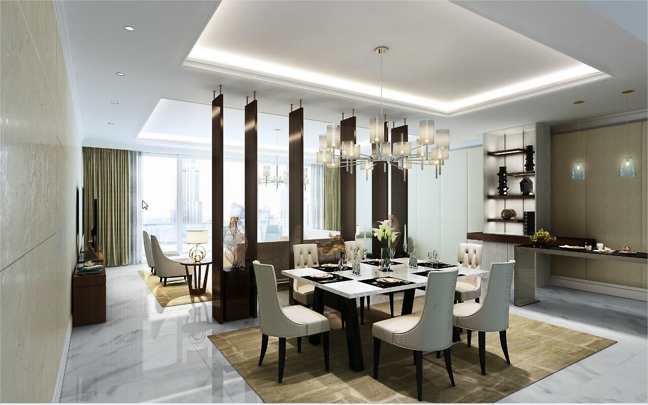 Address Dubai Mall Bagian luar foto A dining room