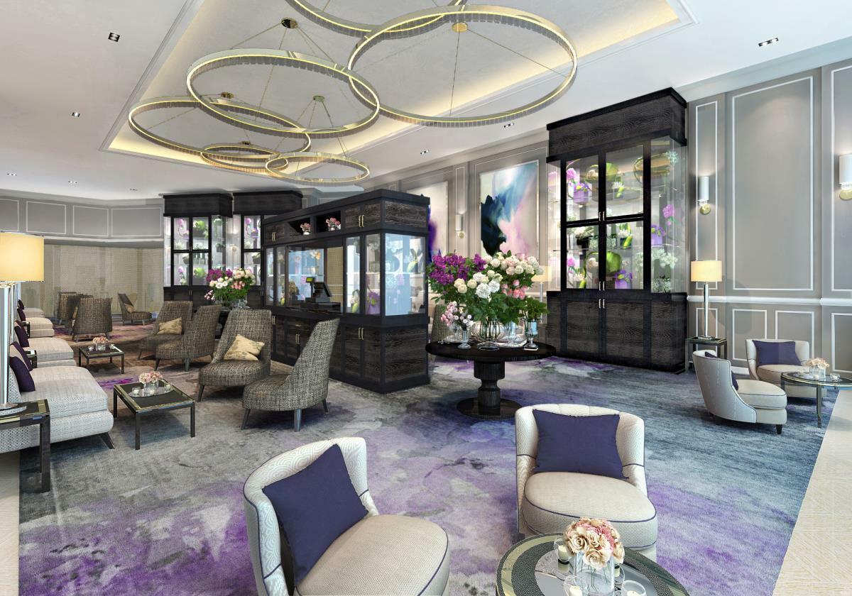 Address Dubai Mall Bagian luar foto The lobby of the hotel